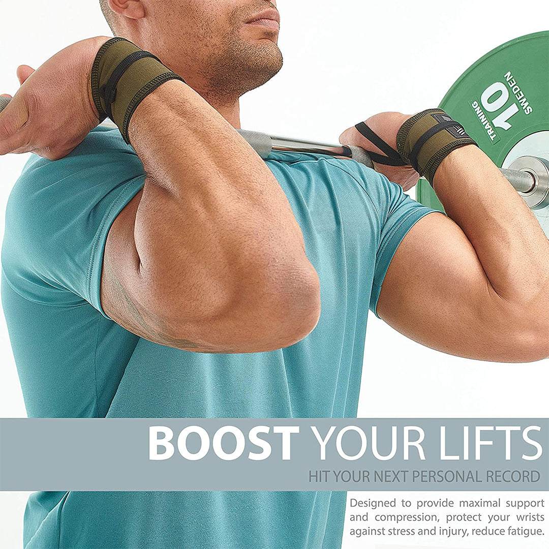 Cotton Weightlifting Wrist Wraps - Image 5