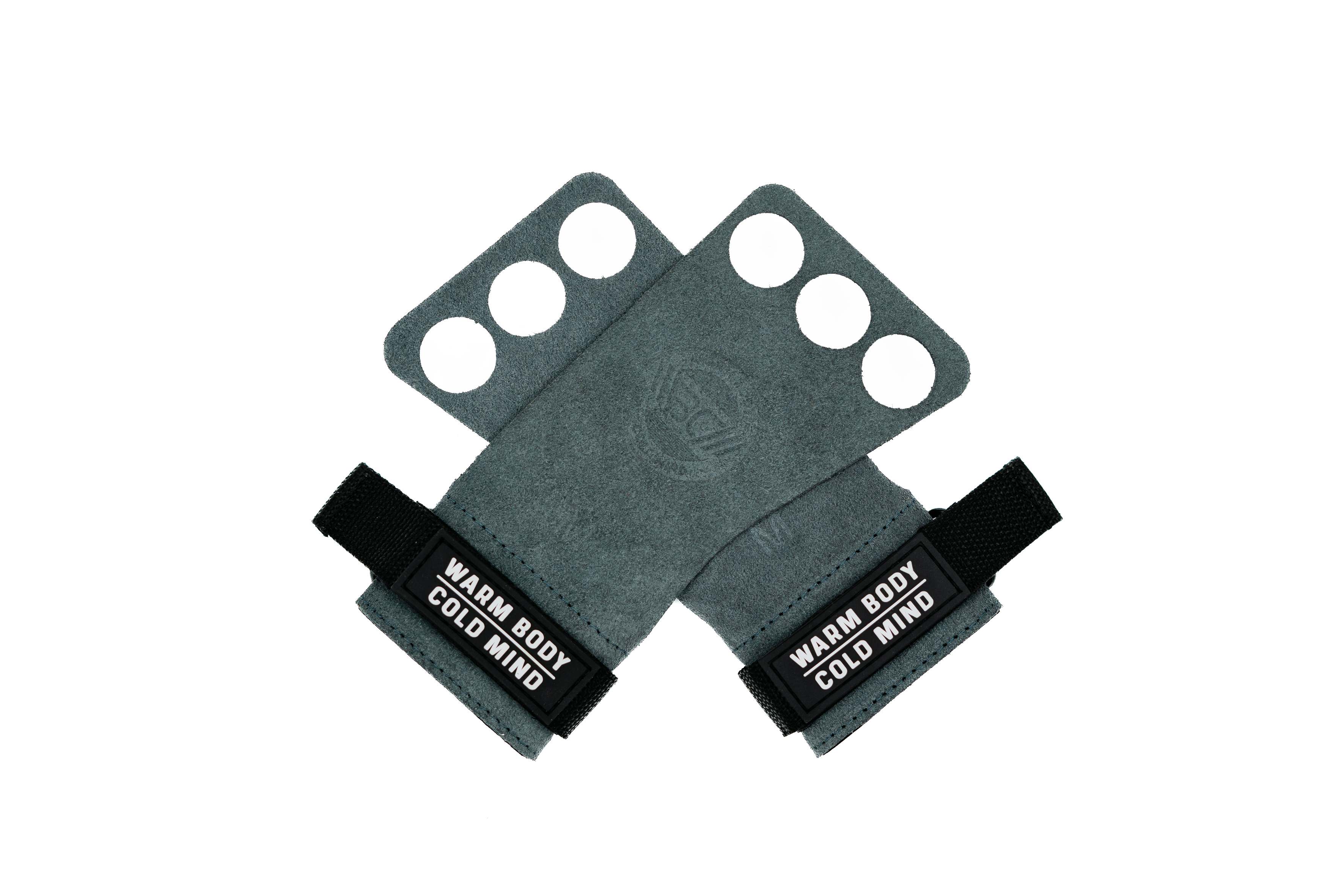 Leather Hand Grips Basic Grey - Image 5