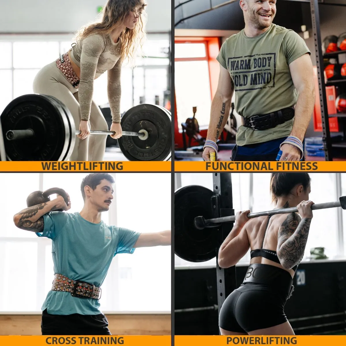 Leather Weightlifting Belt - Image 46