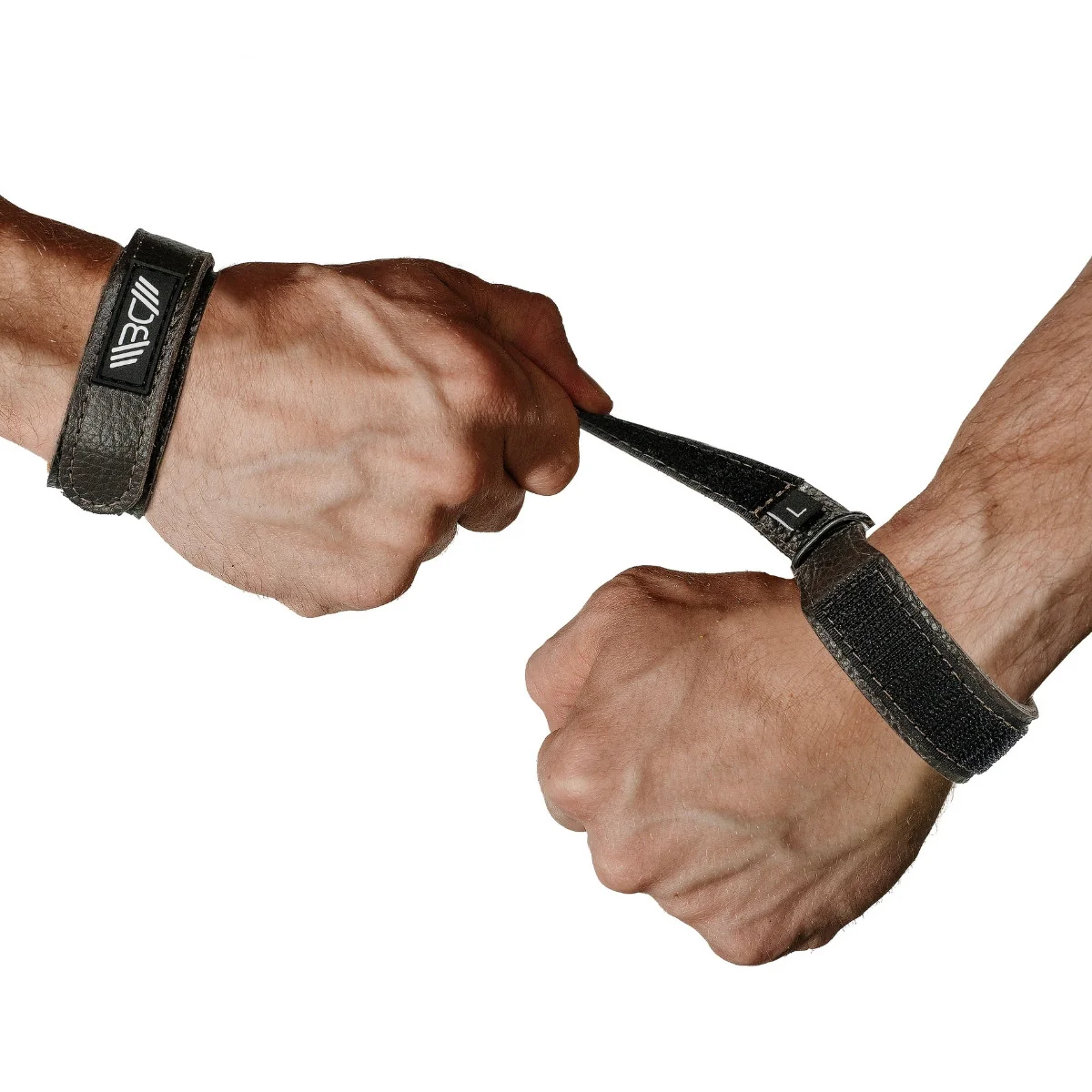 Leather Wrist Wraps Basic Brown - Image 5