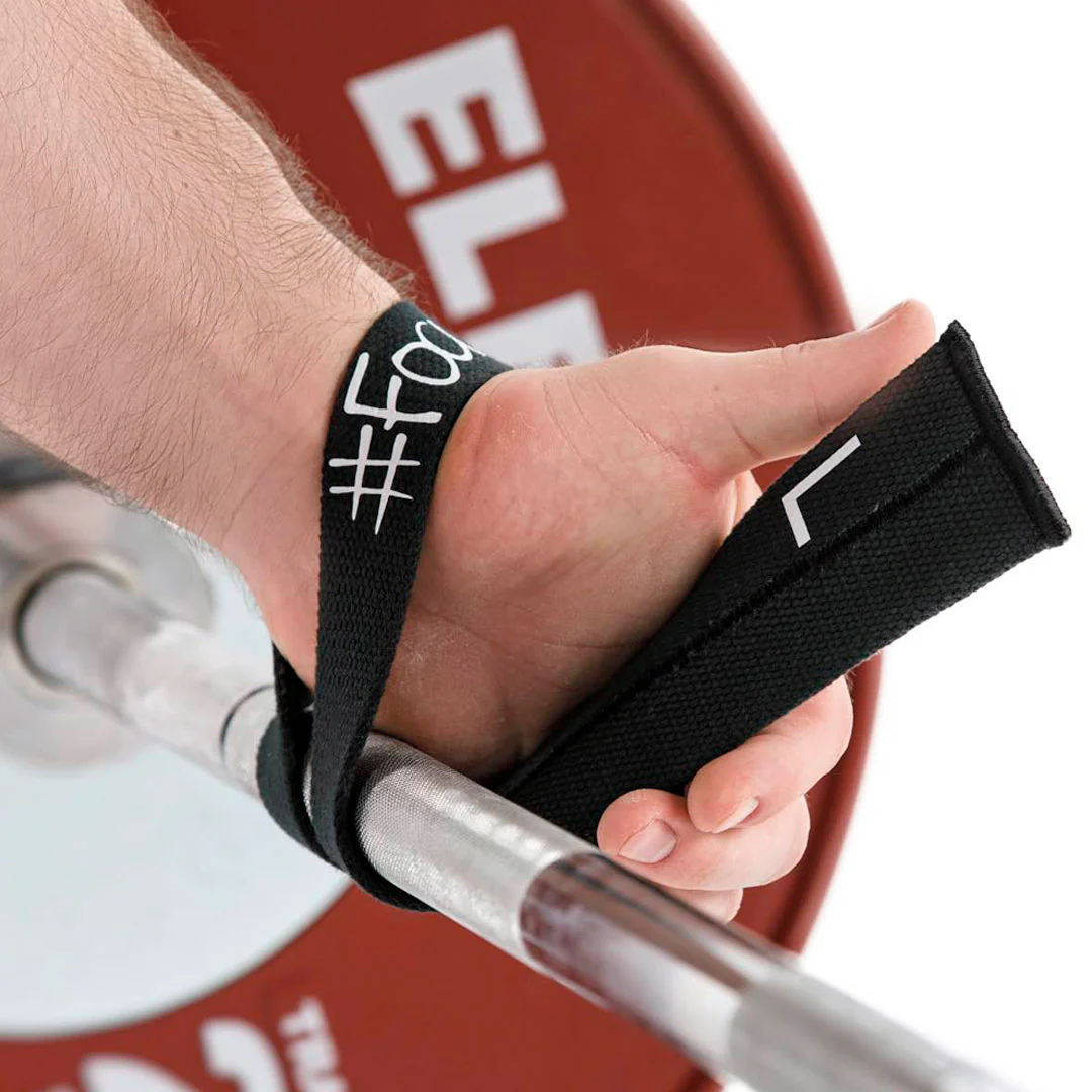 Weight Lifting Straps #FocusB White - Image 9